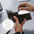 Owfeel RFID Blocking Silver Credit Card Sleeves Pack of 15 - Contactless Card Protection Holders, Anti Theft Waterproof
