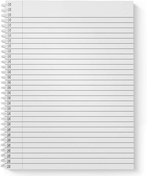 Gotcha Covered Stay Pawsitive Notebook: 8.5" x 11" Pet Spiral Journal, 120 Wide Ruled Pages, Durable Cover