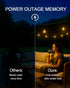 Dimmer 600W Dimmer IP65 Outdoor Plug for String Lights with Remote, Plug-in Switch Dusk-to-Dawn Sensor + Timer, Power