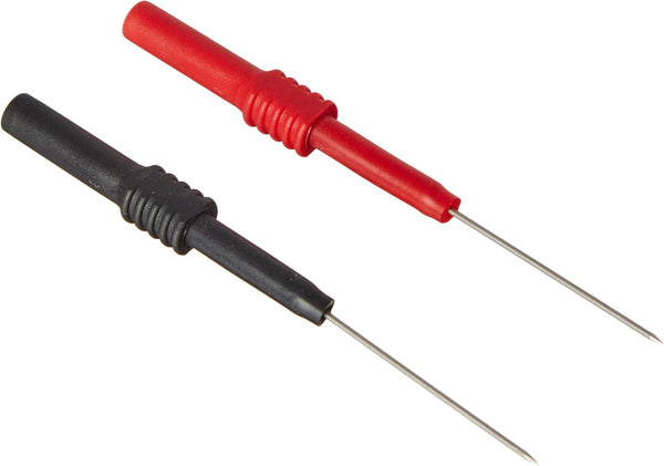 ES Electronic Specialties 142-5 Flexible Silicon Back Probe Pin, RED and BLACK
