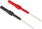 ES Electronic Specialties 142-5 Flexible Silicon Back Probe Pin, RED and BLACK