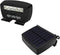 OOSSXX Solar Power Deck LED Light Clip-On Security Sign Spotlight (Max 14 Hours Working, Large Capacity Battery)