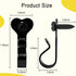 Dapute 30 Pack Outdoor String Light Hooks, Metal Steel Hooks for String Lights, Screw in Lights Clips for Light Wire