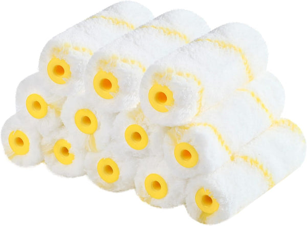 Bates Paint Roller Covers, 12 Pack, 4-Inch Covers for Small Paint Rollers