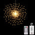 200 LED Starburst Sphere Lights, Firework Lights Battery Powered, Waterproof Hanging Lights for Gardens and Christmas