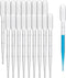 Biologix 2000pcs 3ml Plastic Transfer Pipettes, Disposable Clear Liquid Droppers for Science Laboratory
