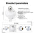 Orielis ControlE26/E27 Bulb Light Socket Adapter, Zigbee Protocol Remote Adapter, APP Remote Control, Smart Lamp Socket