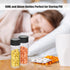 ESHATO 100 Pieces Glass Sample Vial, 20ML Liquid Sampling Small Glass Bottle with Black Plastic Screw Caps