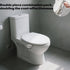 Dmykluc 2Pcs Toilet Seat Handle Tab Sanitary Lid Opener Grey Toilet Seat Lifter for Home & Office Bathrooms