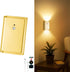 1 Pack Battery Operated Wall Sconce Light: 5000mAh Rechargeable Motion Sensor Night