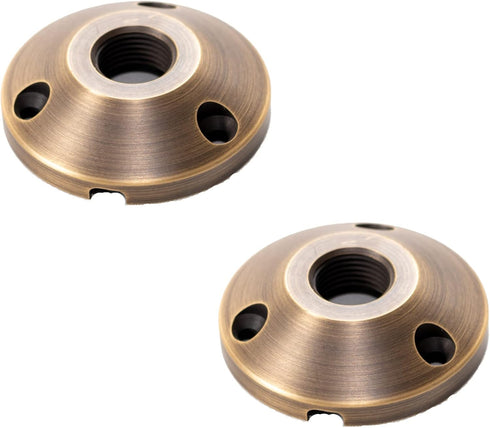 LED Lights Brass Mounting Plate by MIK Solutions Heavy Duty Surface Flush