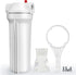 SimPure Whole House Water Filter Housing, Inline Water Filter for Home, 10 Inch Sediment Filter with Heavy Duty Steel