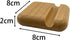 MOORCHOCO 16 12 Beech Wood Phone Stand, Desktop Mobile Holder Cell Phone Stand for Desk-Portable Wood Phone Holder