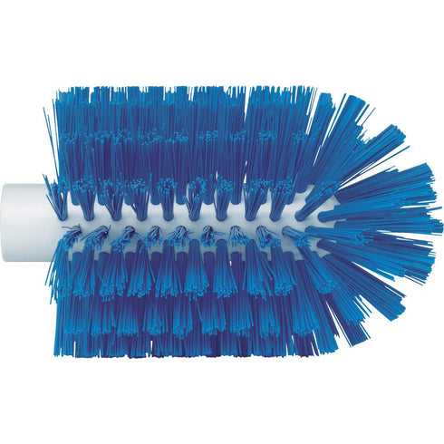 Vikan 5380-103-3 Stiff Tube Brush, Polyester, 3-7/8" x 6-1/2" OAL, Blue