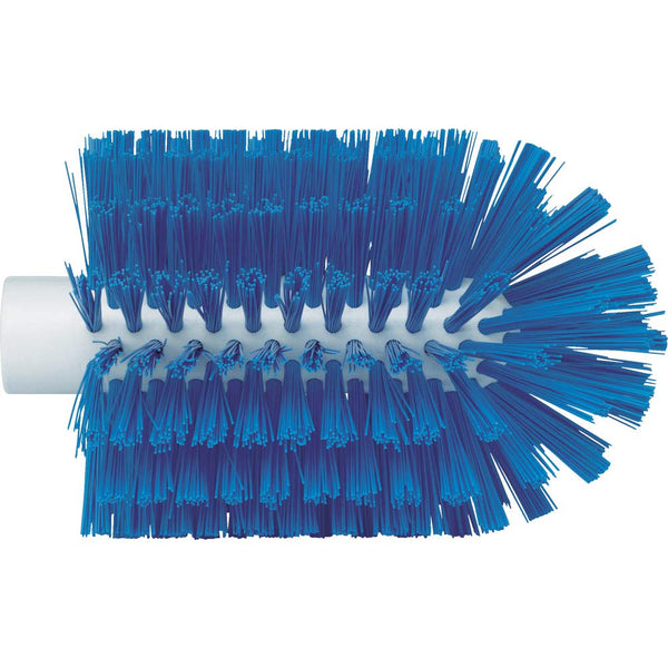 Vikan 5380-103-3 Stiff Tube Brush, Polyester, 3-7/8" x 6-1/2" OAL, Blue
