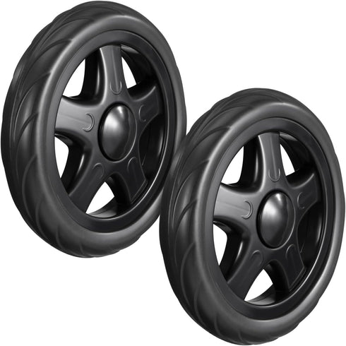 Unomor Laundry Cart Wheels Replacement 2Pcs 6.10In Lightweight Rolling Casters for Grocery