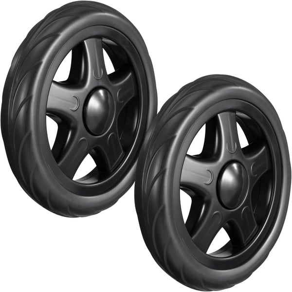 Unomor Laundry Cart Wheels Replacement 2Pcs 6.10In Lightweight Rolling Casters for Grocery