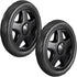 Unomor Laundry Cart Wheels Replacement 2Pcs 6.10In Lightweight Rolling Casters for Grocery