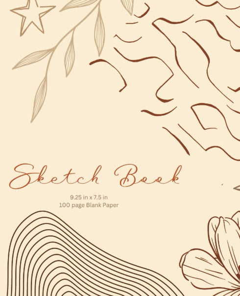 Sketch Book: 100 page blank and Graph paper notebook, great for artist and students
