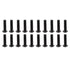 MakerHawk 20 Sets Anti-Vibration Rubber Landing Mat Feet, T Sliding Nut Block, M3 Screws for 3D Printers