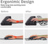 Wrist Rest Support Ergonomic Gel Mouse Pad & Memory Foam Keyboard Set Non-Slip Rubber PU Base Easy Typing and Relieve Wrist Pain Mouse Mat for Computer Office - Black and White Dot