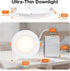 4" 10W, 5 (2700K 5000K) 700 90 Dimmable, 6 Pack (61189) Sylvania Slim Microdisk Downlight, CCT Select - Recessed