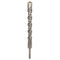 1-1/8 Inch x 12 Inch SDS Plus Rotary Hammer Drill Bit, Carbide Tipped for Brick, Stone, and Concrete
