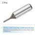 2pcs 1/2 Inch 1/8" 2 0.51 Inch YG6 HARFINGTON Straight Router Bit Shank Cutting Dia, Flutes Cutting Length Carbide