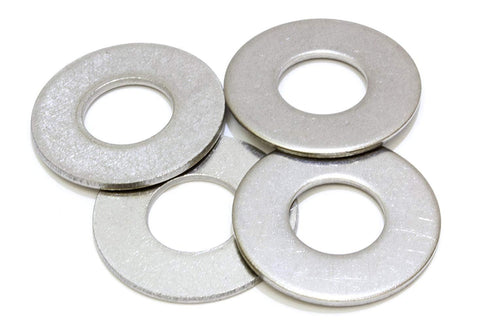 Bolt Dropper 100 Pack Stainless Steel Flat Washers - 3/8" ID x 7/8" OD, Heavy-Duty 304 Stainless