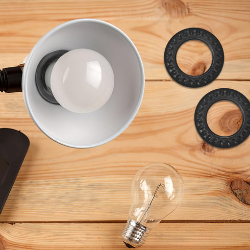 4pcs E27 2.5 Inch) Homoyoyo Durable Lamp Shade Adapter Ring|Heat-Resistant Light Socket Retainer Collar Ring for Socket