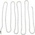 Unlorspy 2Pcs 95-inch 2 2.4mm Ceiling Fan Pull Chain Extender, Standard Chain with Connectors, Rust Proof Copper Beaded