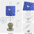 DC5V,Blue Counter,Gameroom,5.91H13.07IN,Hand-Made Astronaut LED Table Lamp with USB Port Kids Table Lamp,Night Light