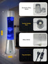 Remote,17-Color Lamp,15.5 Inch AONESY Liquid Motion Lamps with Changing Mood Large LED Night Light, Soothing Table Lamp
