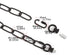 15 65 Lbs Feet Lighting Pendant Chain, Black for Hanging Heavy Duty, Extension with Connection Locks for Light Fixture
