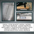 100PCS Large Flange Aluminum Pop Rivets 3/16" X 3/4" Big Head Steel Mandrel Dome Body Blind Clenches