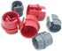 50 Pcs 1/2 and 3/4 Inch Non-Metallic Cable Connectors, Snap Style for Single and Two Cables