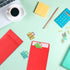 Cash Envelopes 100 Pack 3.5x6.5inch, Colored Coin Envelopes for Budgets, Checks, Coins, Jewelry, Small Items (Red)