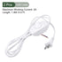 YOKIVE 2 Pcs Lamp Cord with Dimmer Switch, Replacement Lamp Repair Part, Adjustable Brightness, Great for Table Lamp, LED Tape Light(White, 1.8M /5.9-Feet)