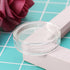 Hisocute 38.6mm Round Acrylic Coin Storage Box Clear Container Organizer For Home Bedroom Office Bookshelf Show Storage