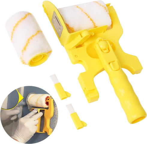 Paint Edger Roller Brush, Multifunctional Hand-held Clean-Cut Tool Kit for Home Room Wall Ceiling Painting