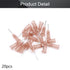 Utoolmart 20pcs 26G Blunt Tip Syringe Needles with Luer Lock for Refilling E-Liquid