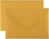 Granhoolm 50 Pack A6 Invitation Envelopes, 4x6 Envelopes for Weddings, Parties, Greeting Cards (Gold)
