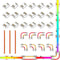 FCOB 12mm COB 3Pin Connectors Kit for RGB Smart IC WS2811 720LED/m Strip,