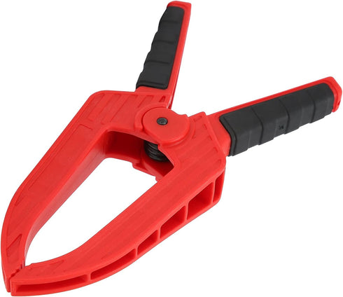 Woodworking Clamp, Spring Clamp with Long Flat Nose Plastic Fixing Clamp, 3 inch opening