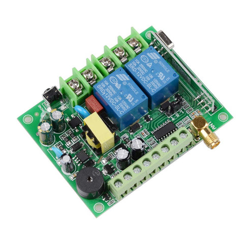 fushionsea 110V 220V 10A 85V-250V 433MHz Motor Wireless Remote Control Switch AC High Power Roller Shutter Door