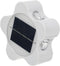OSALADI Solar Plum Blossom LED Wall Lamp, White Solar Powered Outdoor Garden