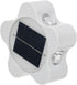 OSALADI Solar Plum Blossom LED Wall Lamp, White Solar Powered Outdoor Garden