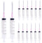 40PCS-10ml Luer lock Syringes with 18ga Needles, Individually Packaged Disposable Plastic Syringes and Needles for