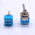 Taiss 10pcs DPDT Mini Toggle Switch - 6-Pin 3 Position ON/Off/ON, 6A 125V MTS-203