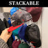 5-Tier Closet Closet 12 40 Evelots Over the Door Shoe & Hat Rack for Door - Heavy Duty Metal Organizer - Holds upto